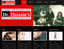 Tablet Screenshot of drhussains.com